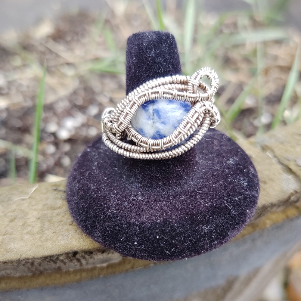 Sodalite Sterling Silver Ring